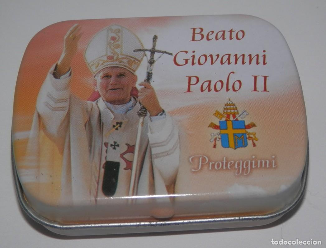 Cajas y cajitas met&aacute;licas: PEQUE&Ntilde;A LATA DEL VATICANO - Foto 1