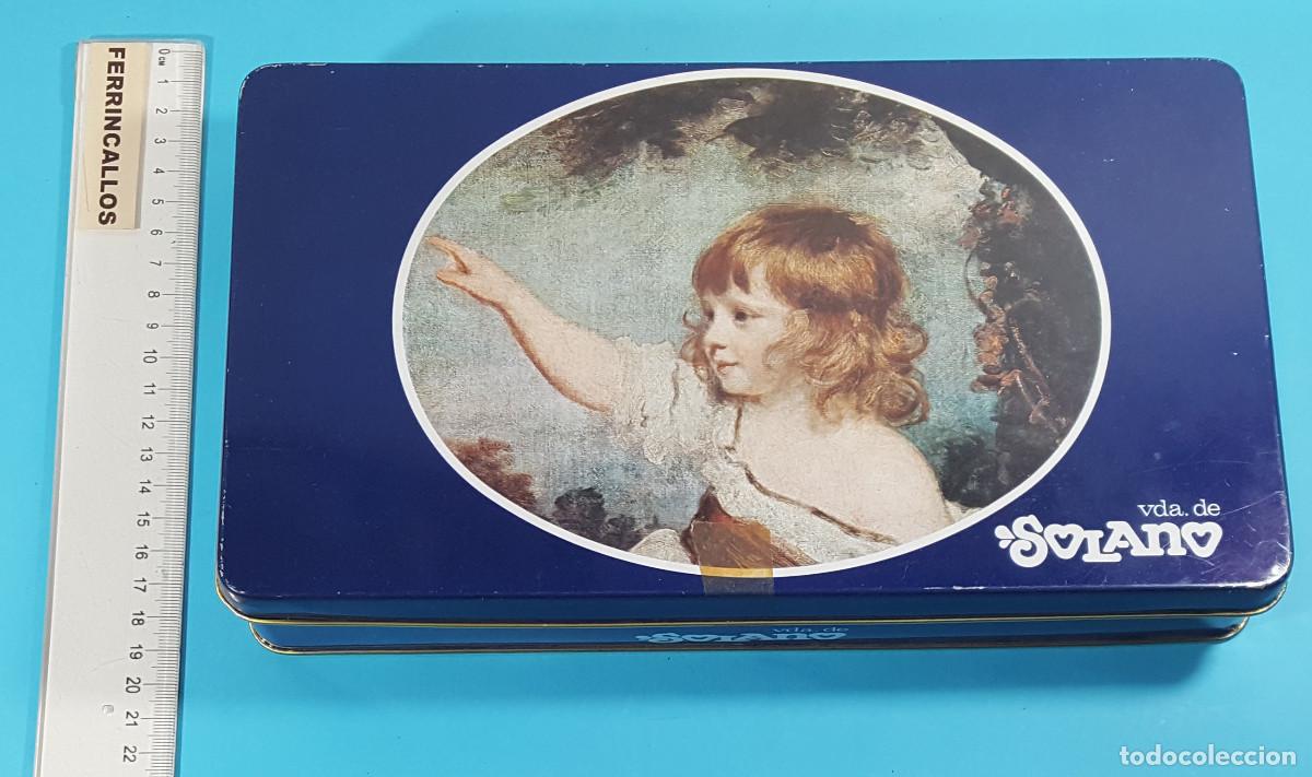 Cajas y cajitas met&aacute;licas: BONITA LATA VIUDA DE SOLANO, 500 GRS CARAMELOS IRIS, LOGRO&Ntilde;O, BUEN ESTADO