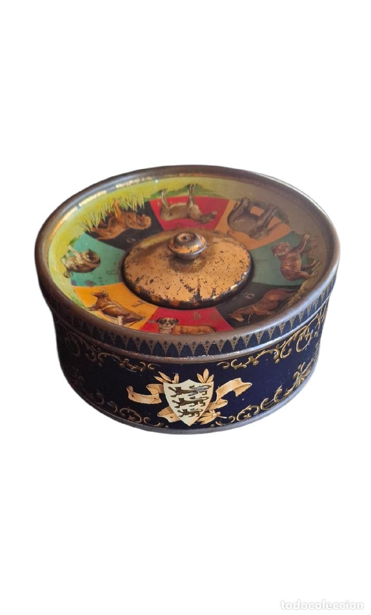 Cajas y cajitas met&aacute;licas: (LA-260435)LATA LITOGRAFIADA RULETA JUGUETE POSIBLEMENTE DE CARAMELOS,GALLETAS,BOMBONES,ETC.