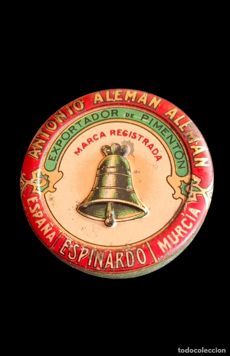 Cajas y cajitas met&aacute;licas: (PUB-260404)LATA LITOGRAFIADA PIMENTON ANTONIO ALEMAN ALEMAN - ESPINARDO - MURCIA