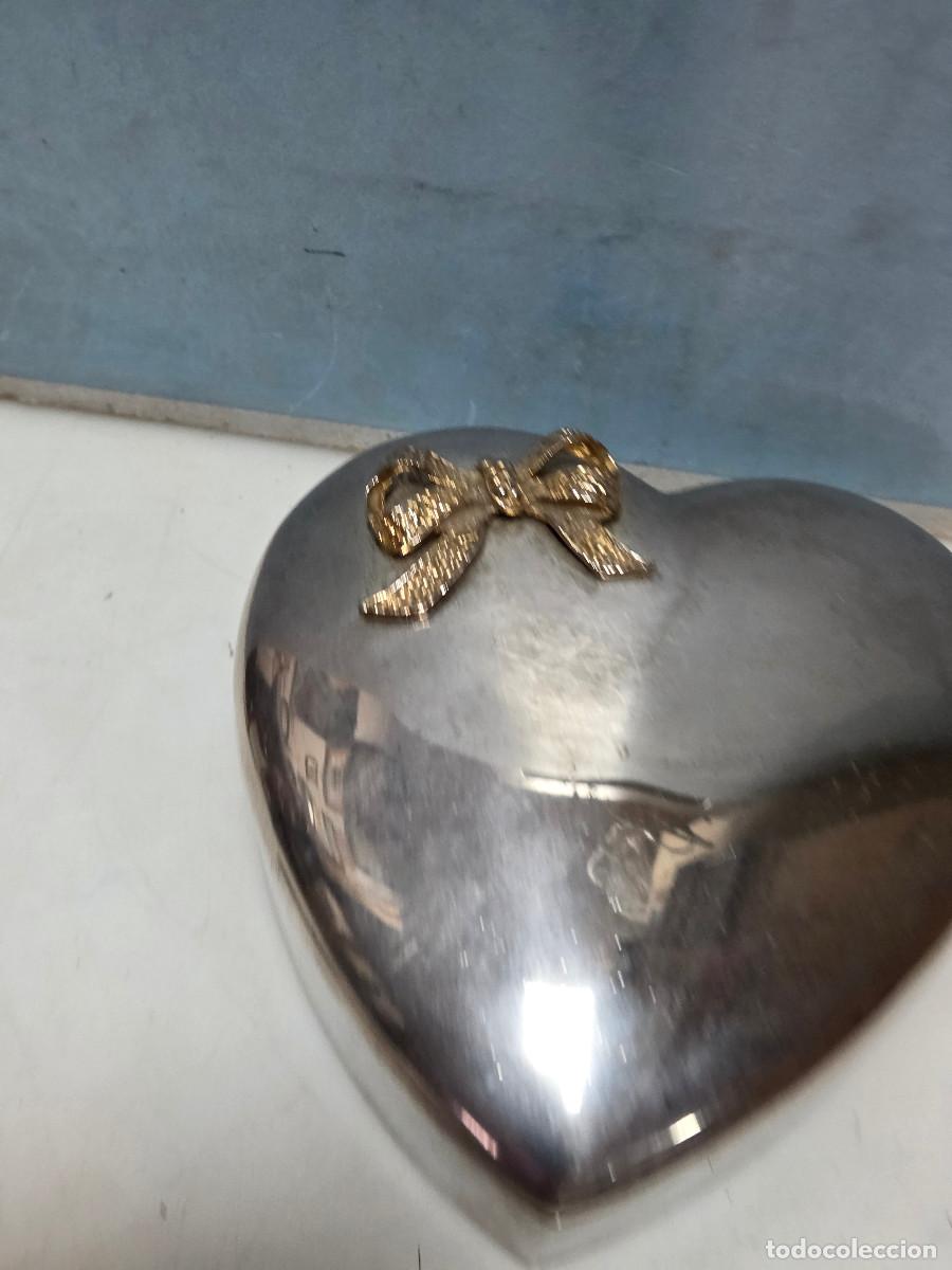 Cajas y cajitas met&aacute;licas: caja de calamina corazon - Foto 2