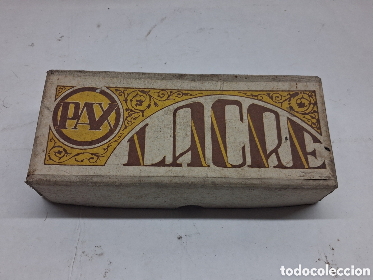 Cajas y cajitas met&aacute;licas: Caja Lacre Pax (vacia)