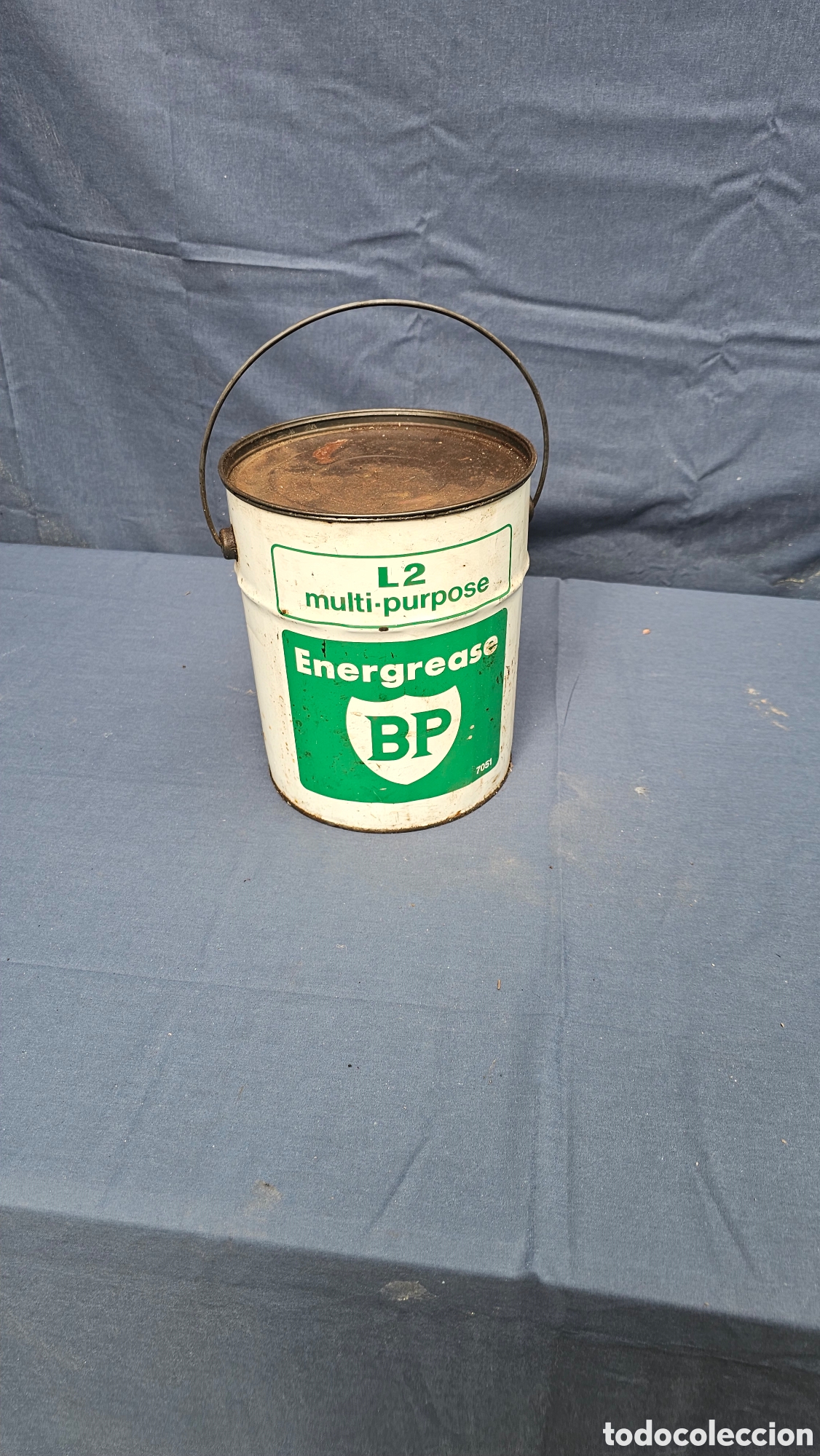 Cajas y cajitas met&aacute;licas: Antigua lata de BP.....