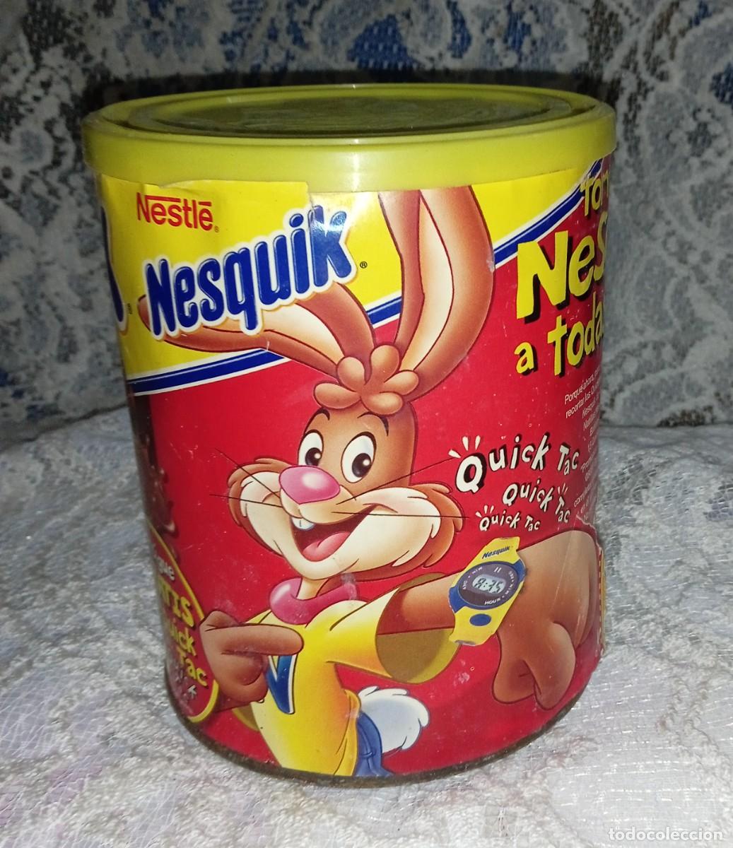 Cajas y cajitas met&aacute;licas: LOTE 3 BOTES NESQUIK -A&Ntilde;O 2000 - Foto 8