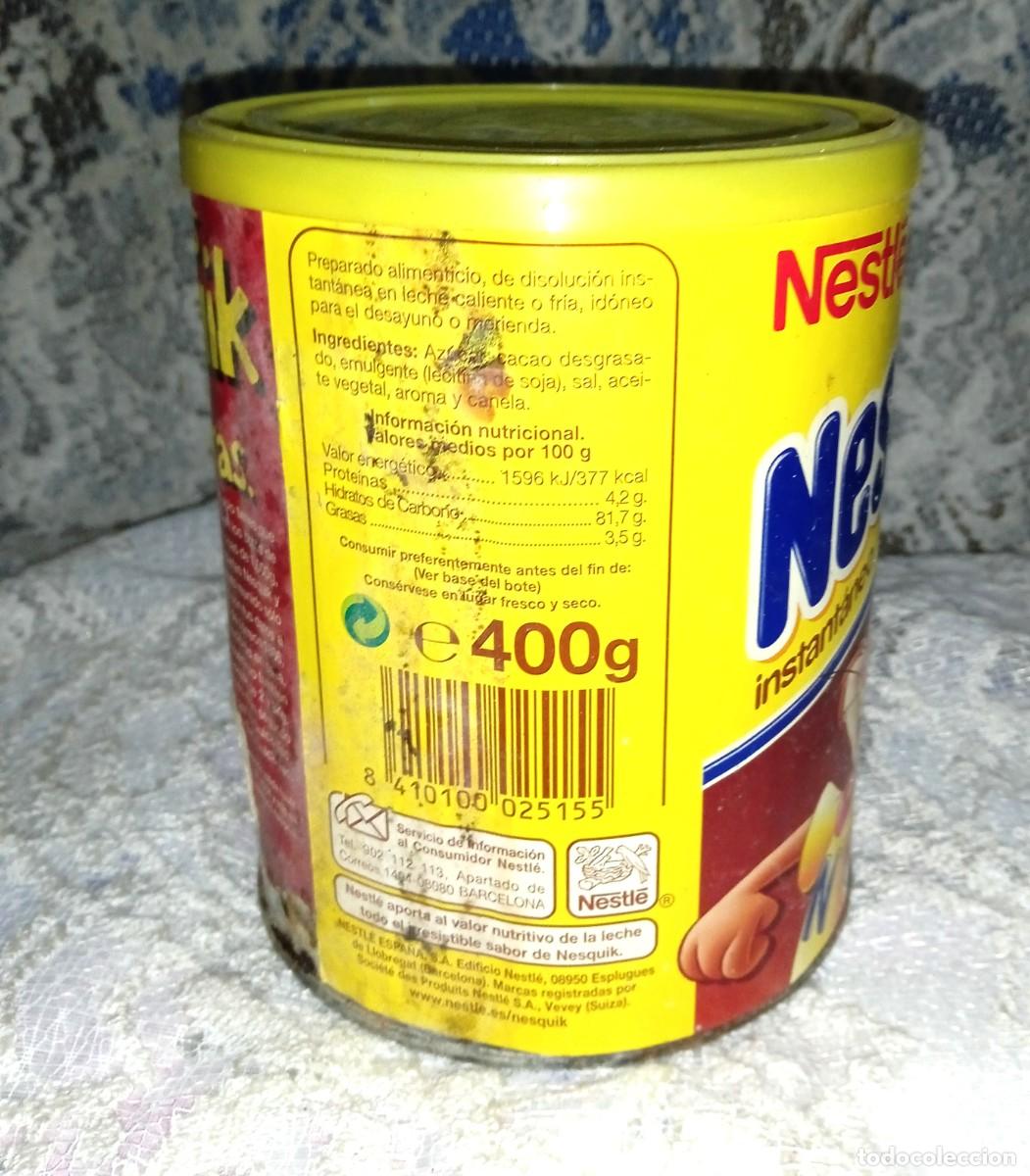 Cajas y cajitas met&aacute;licas: LOTE 3 BOTES NESQUIK -A&Ntilde;O 2000 - Foto 10