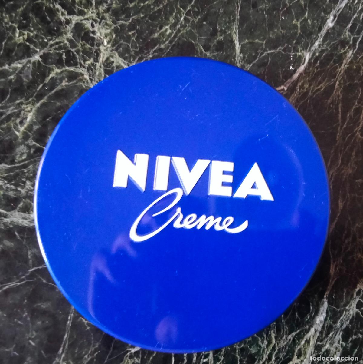 Cajas y cajitas met&aacute;licas: Lata de Nivea Creme. 400 ml. Vac&iacute;a.