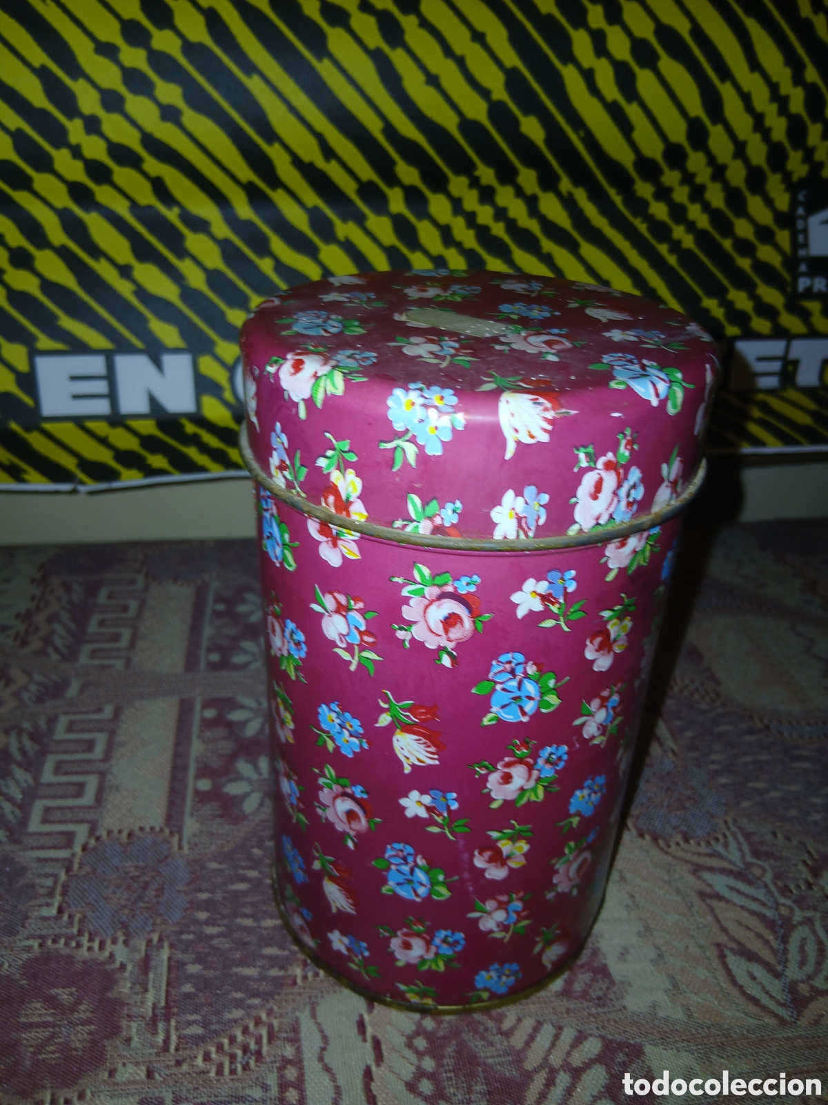 Cajas y cajitas met&aacute;licas: Lata caf&eacute; Marcilla. Dif&iacute;cil. - Foto 4