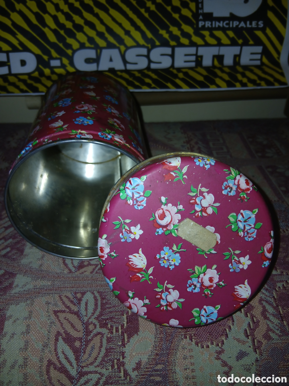 Cajas y cajitas met&aacute;licas: Lata caf&eacute; Marcilla. Dif&iacute;cil. - Foto 6