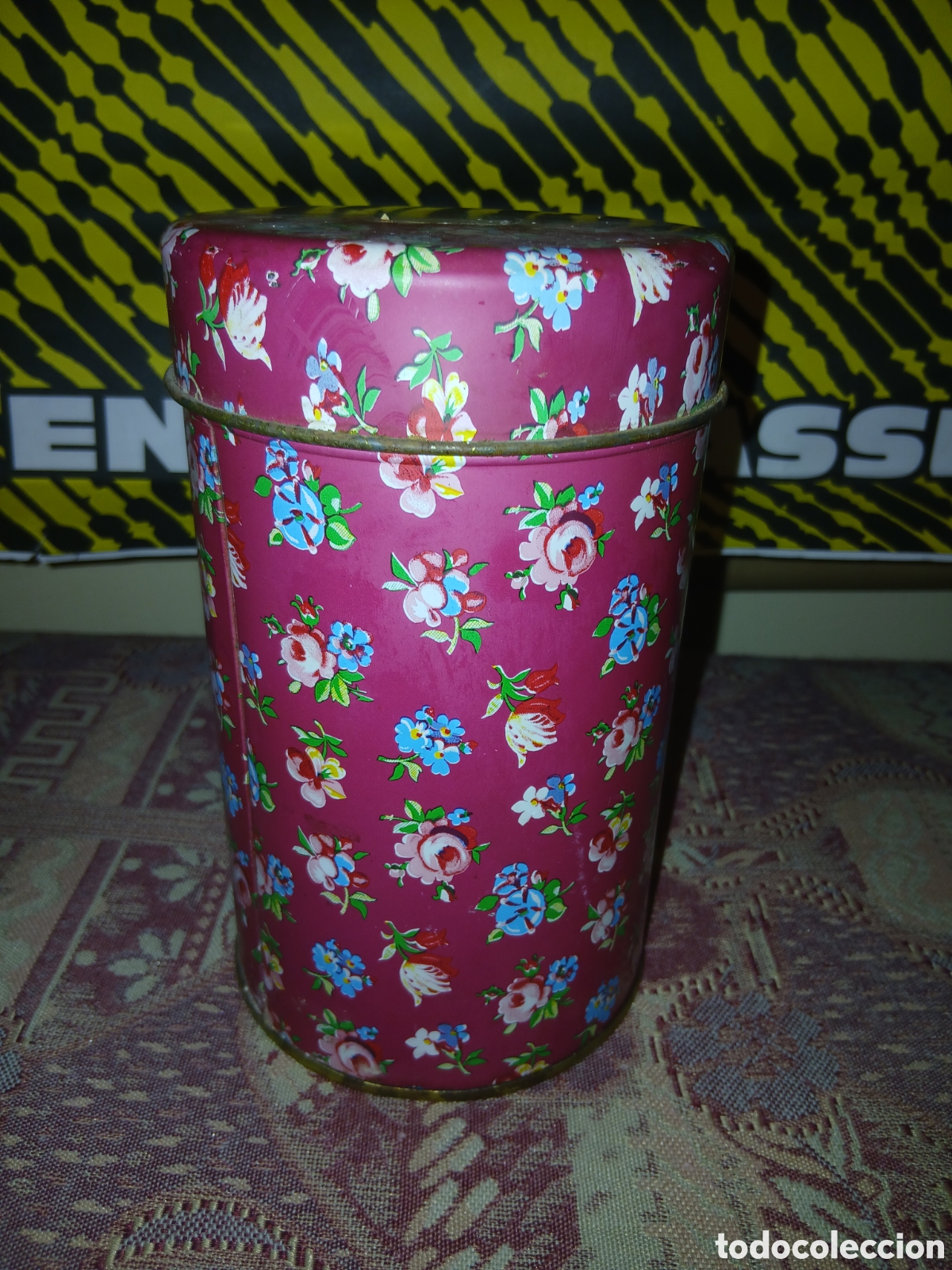 Cajas y cajitas met&aacute;licas: Lata caf&eacute; Marcilla. Dif&iacute;cil.