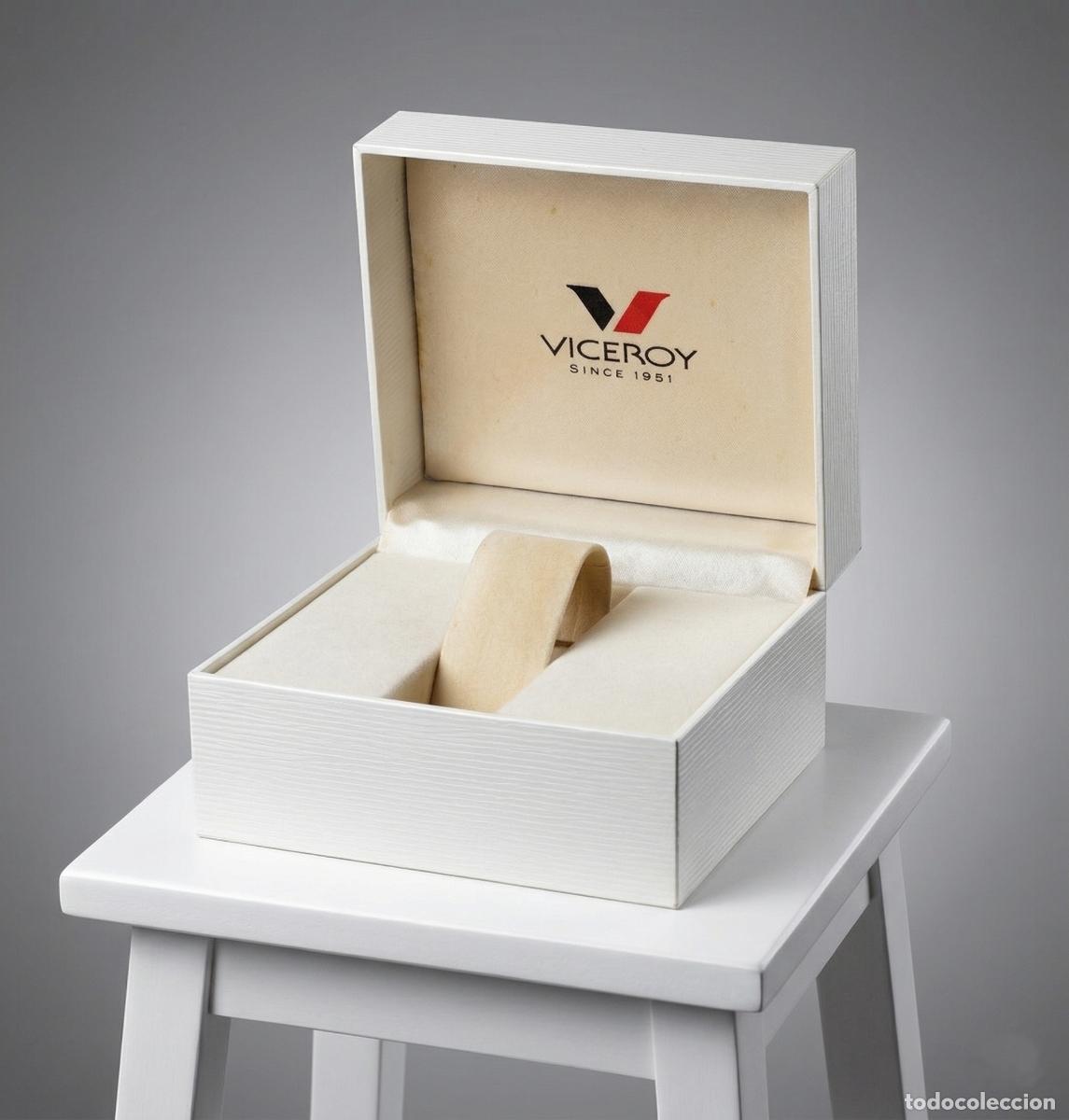Cajas y cajitas met&aacute;licas: Caja Reloj Viceroy &ndash; Original (Blanco/Crema)