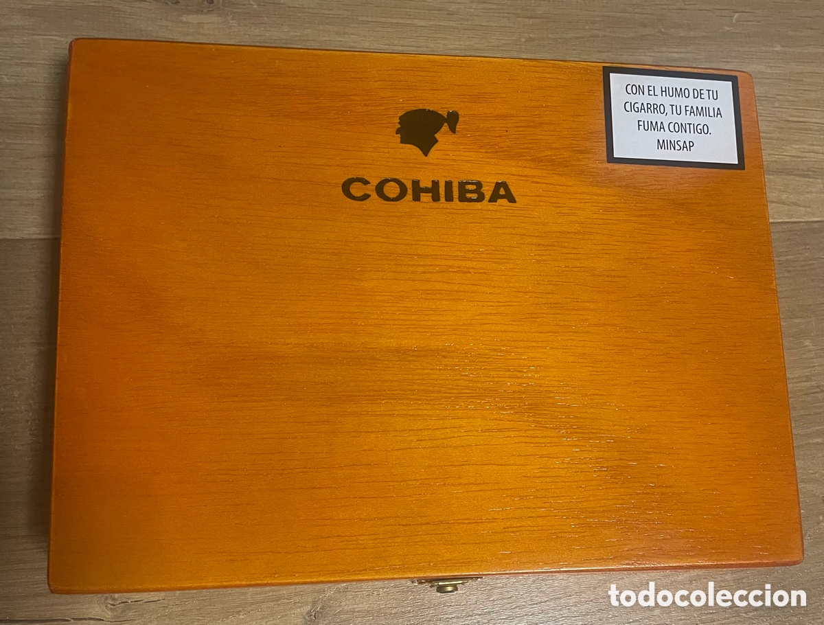 Cajas y cajitas met&aacute;licas: Caja de puros cohibas espl&eacute;ndidos.