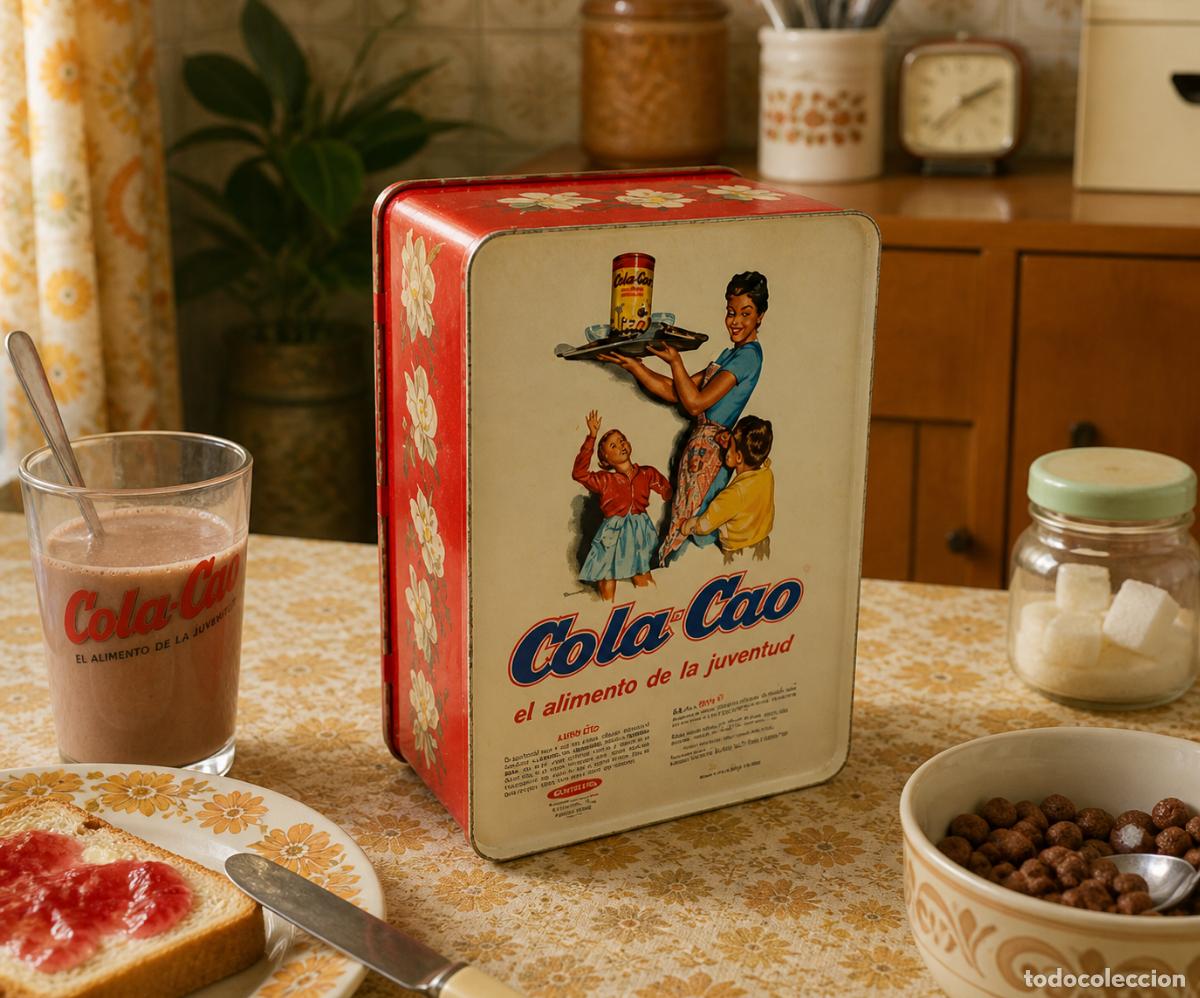 Blechdosen und Kisten: CAJA METALICA COLA CAO