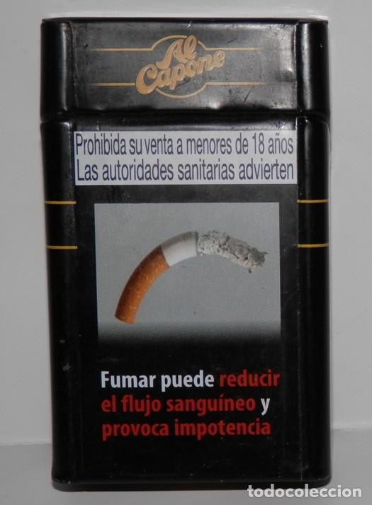 Cajas y cajitas met&aacute;licas: CAJA DE LOS TABACOS ALCAPONE - Foto 1