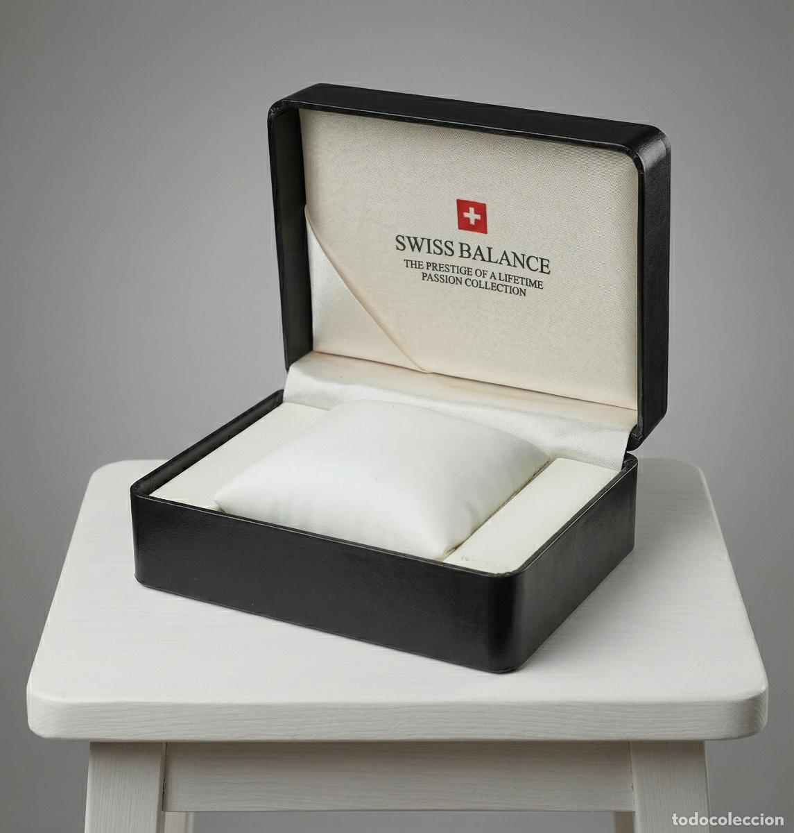 Cajas y cajitas met&aacute;licas: Estuche Reloj Swiss Balance &ndash; Passion Collection
