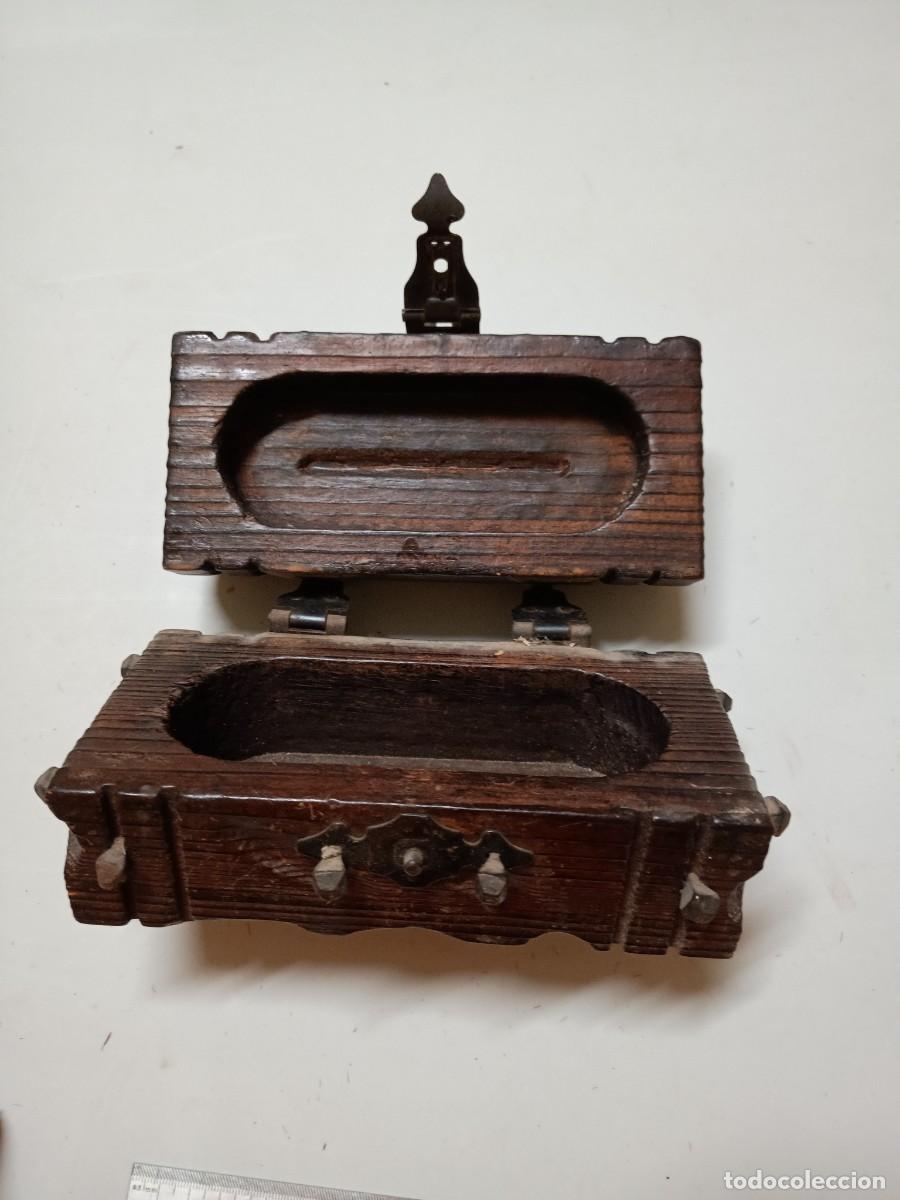 Cajas y cajitas met&aacute;licas: Cofre de madera Recuerdo de Araya - Foto 3