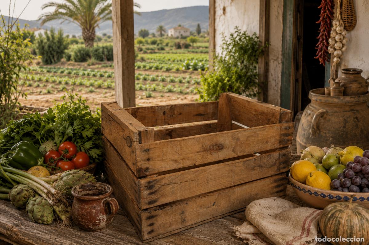Blechdosen und Kisten: Caj&oacute;n de madera para fruta