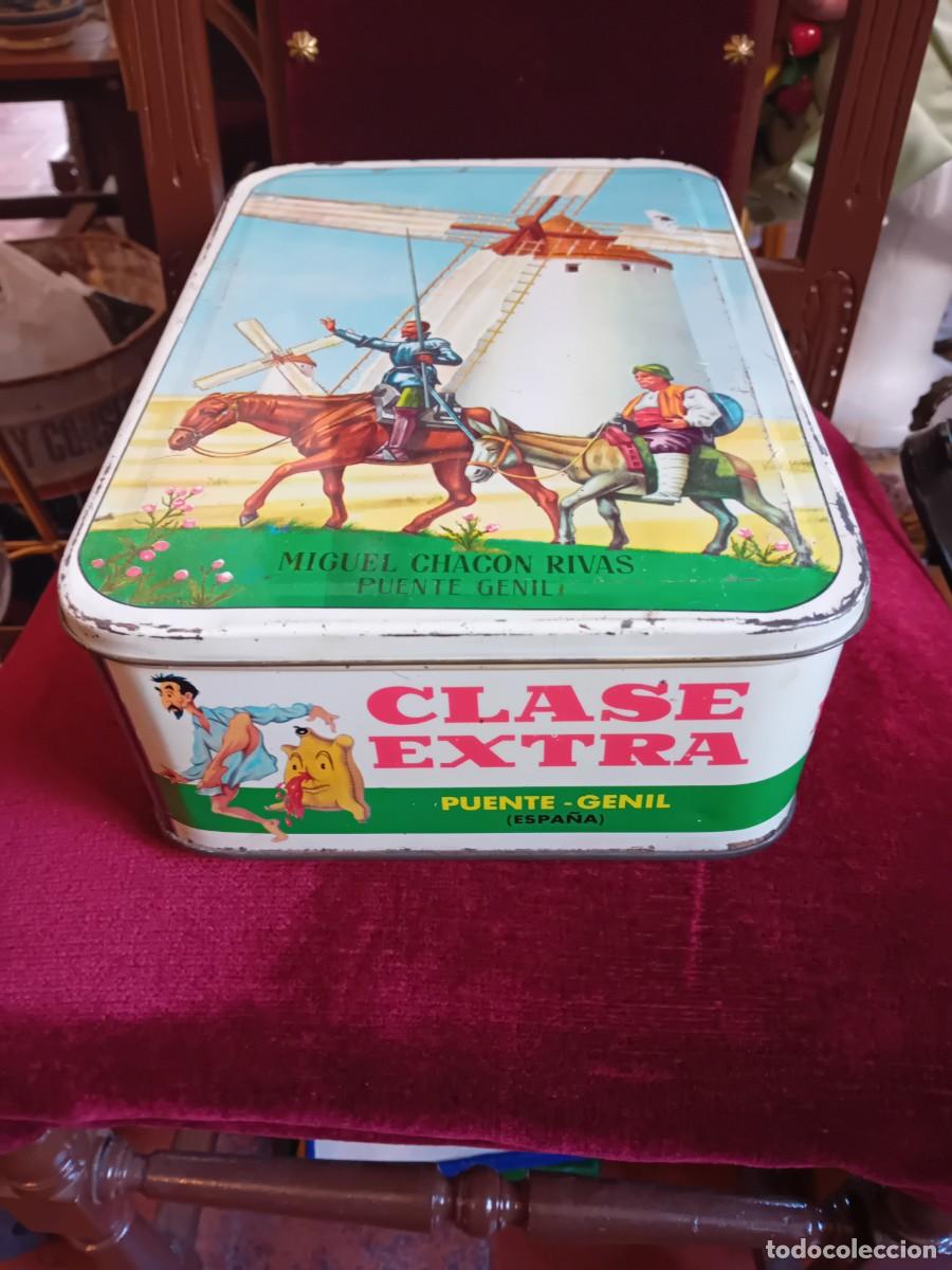 Cajas y cajitas met&aacute;licas: Caja de lata de dulce de membrillo Miguel Chac&oacute;n Rivas Puente Genil