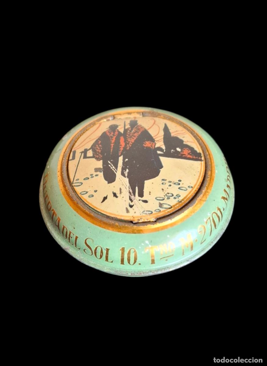 Cajas y cajitas met&aacute;licas: (PUB-260501)LATA LITOGRAFIADA MODERNISTA BOMBONES CARAMELOS CONFITERIA LA FLOR DE LIS MADRID