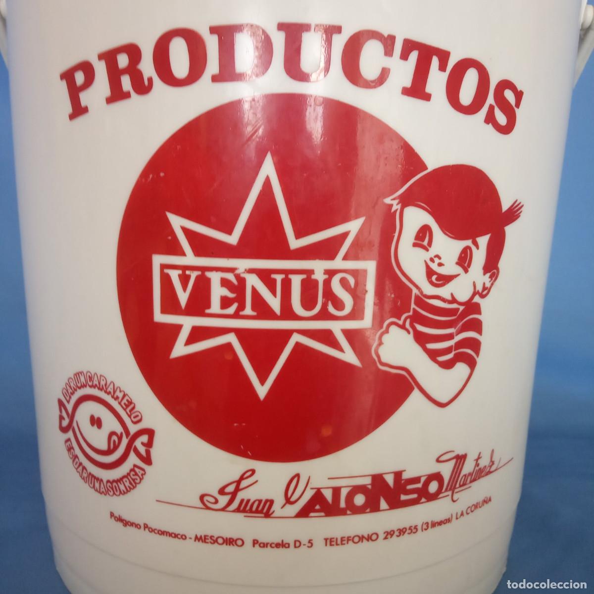 Cajas y cajitas met&aacute;licas: Antiguo Bote grande de Caramelos con Palito - Productos Venus - Juan Alonso Mart&iacute;nez - La Coru&ntilde;a