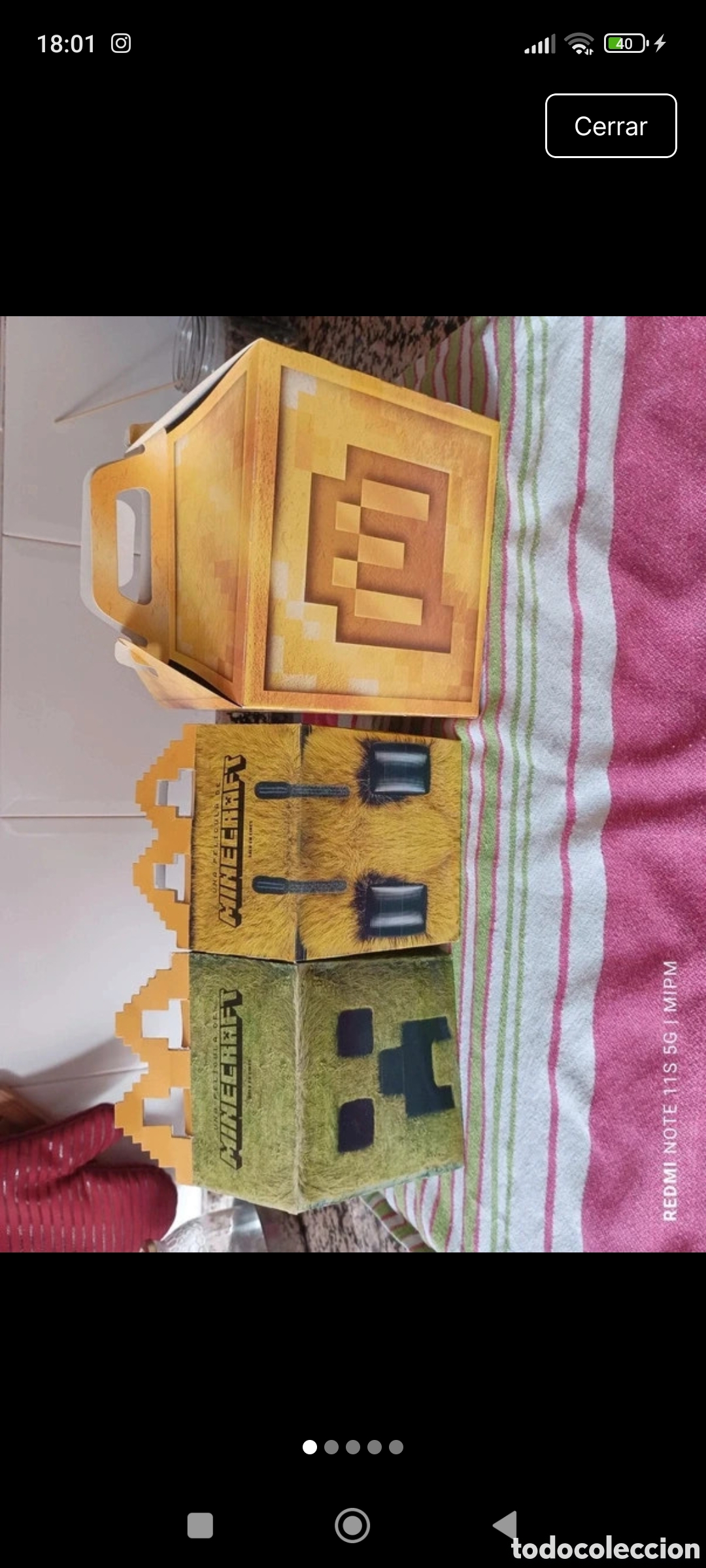 Cajas y cajitas met&aacute;licas: 3 cajas del men&uacute; de Minecraft por McDonald's