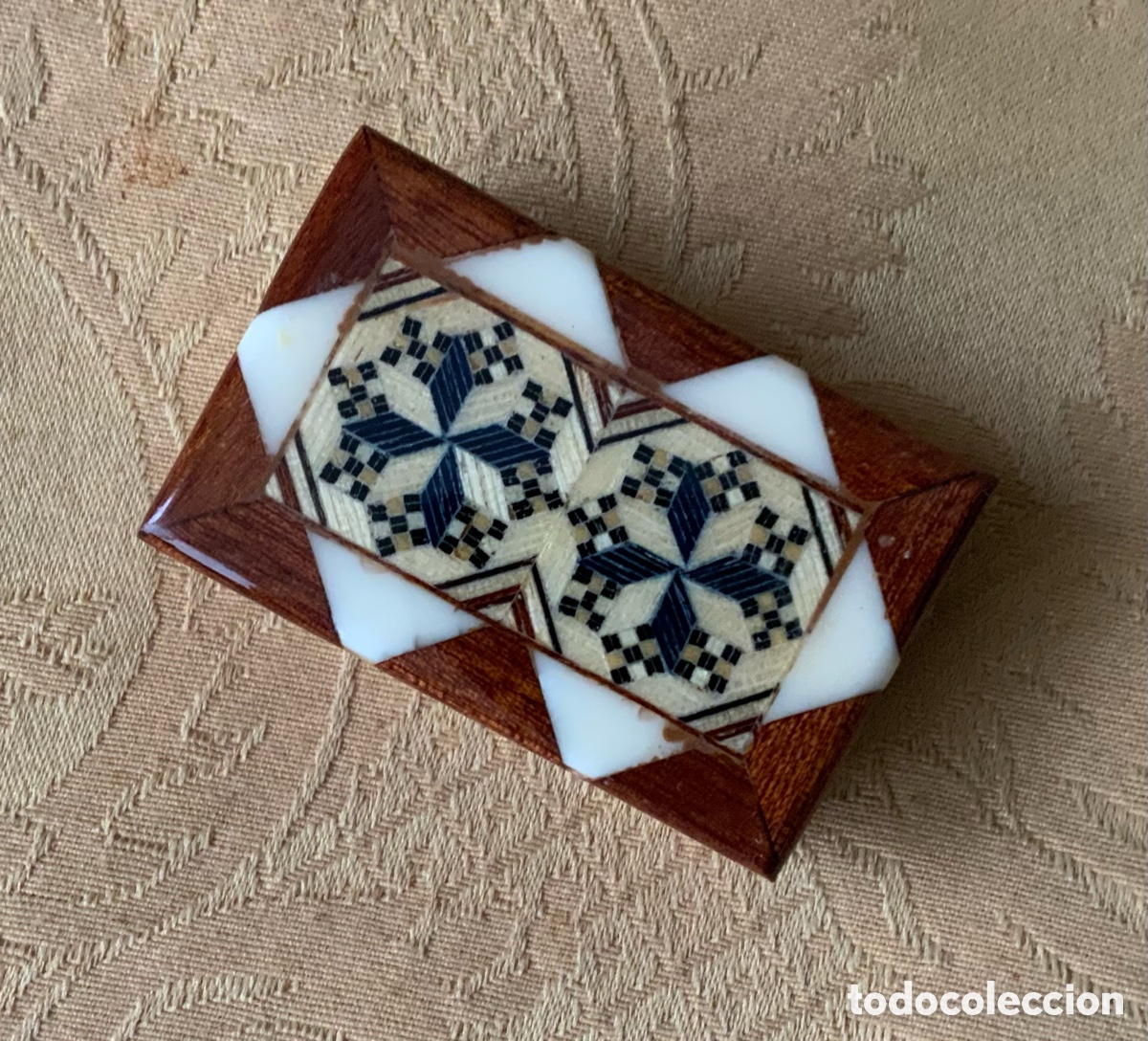 Cajas y cajitas met&aacute;licas: CAJA DE CERILLAS DE TARACEA - Foto 2