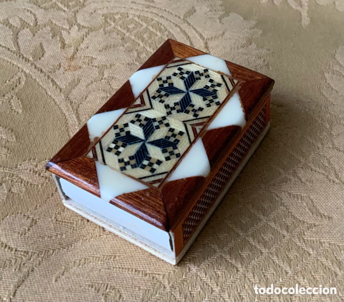 Cajas y cajitas met&aacute;licas: CAJA DE CERILLAS DE TARACEA - Foto 3