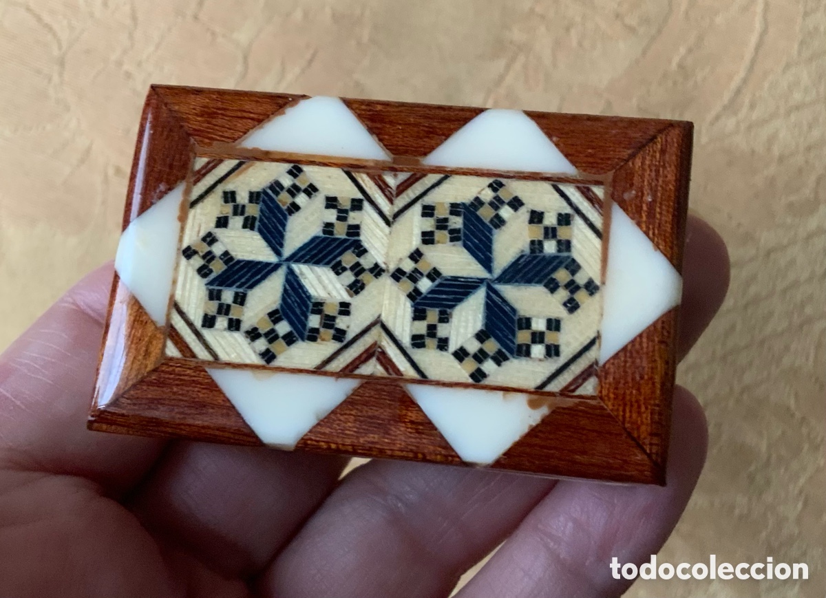 Cajas y cajitas met&aacute;licas: CAJA DE CERILLAS DE TARACEA - Foto 5