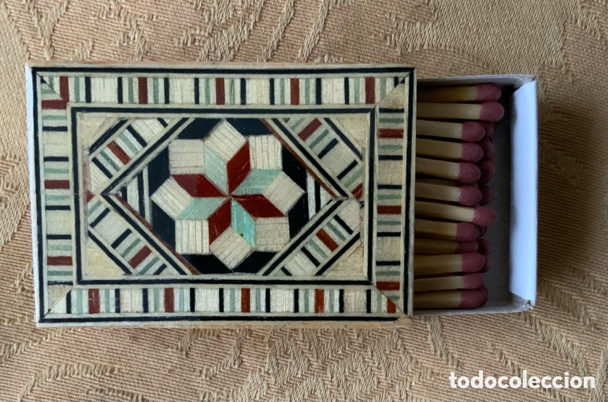 Cajas y cajitas met&aacute;licas: CAJA DE CERILLAS TARACEA - Foto 2