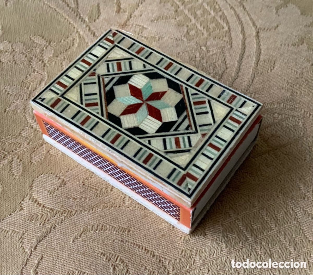 Cajas y cajitas met&aacute;licas: CAJA DE CERILLAS TARACEA - Foto 3