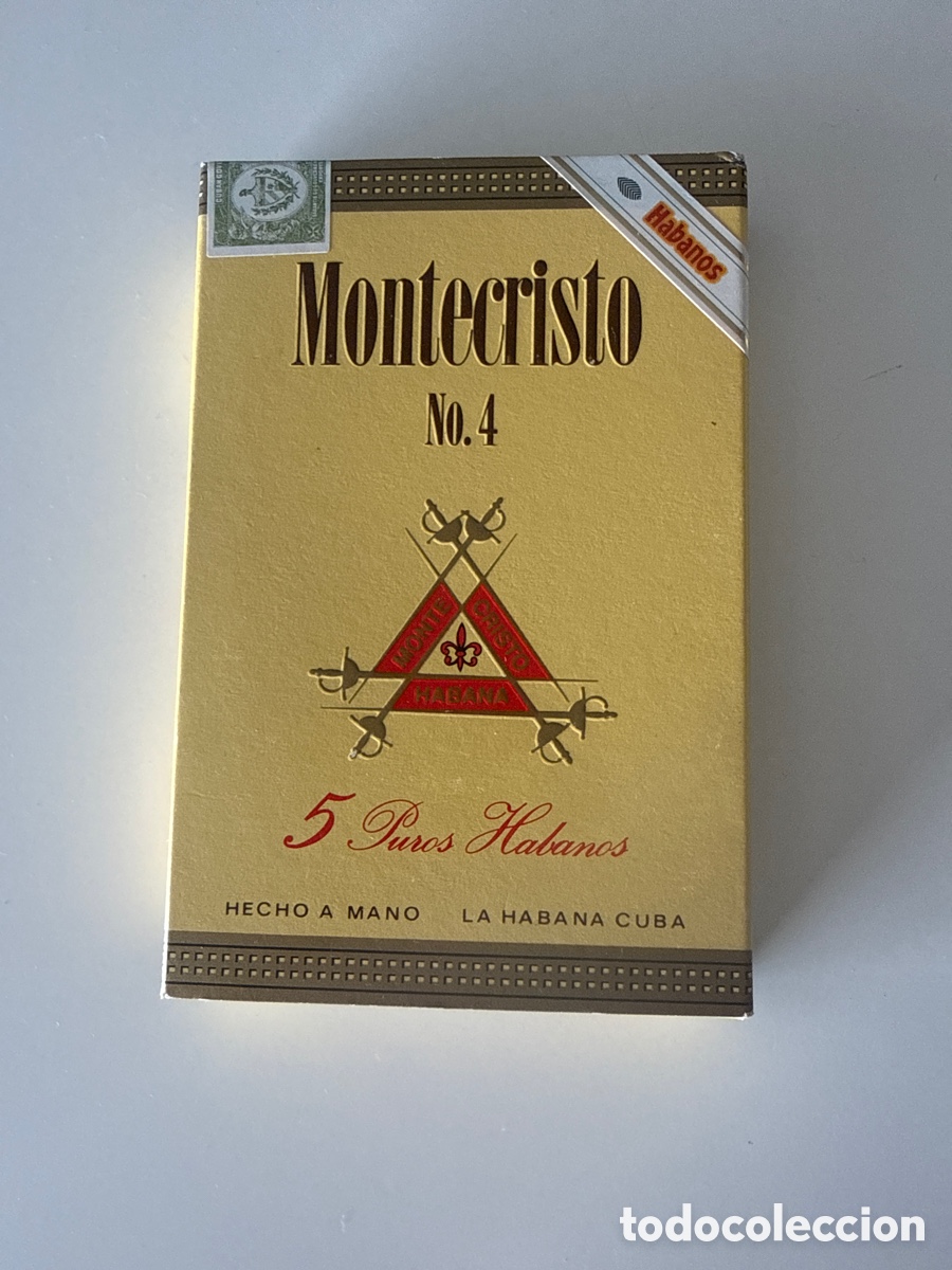 Cajas y cajitas met&aacute;licas: Caja puros Montecristo n 4 precintada