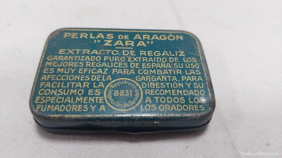 Cajas y cajitas met&aacute;licas: Lata Perlas de Aragon Zara - Foto 2