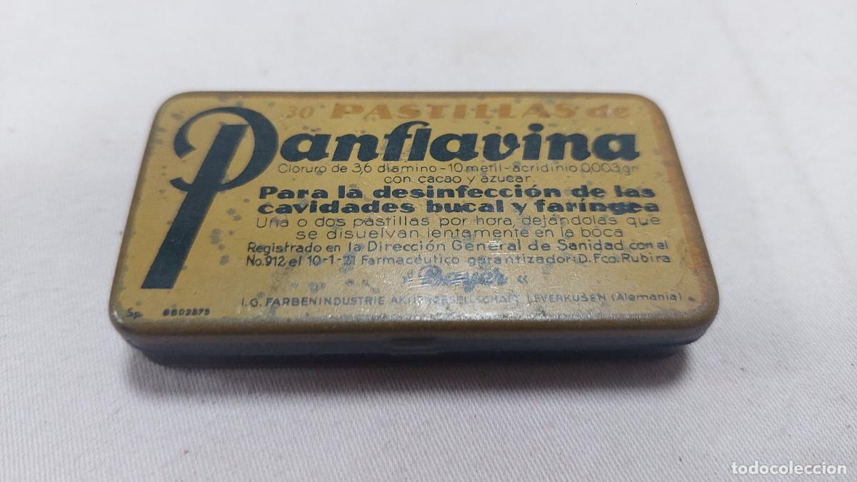 Cajas y cajitas met&aacute;licas: Lata pastillas Panflavina