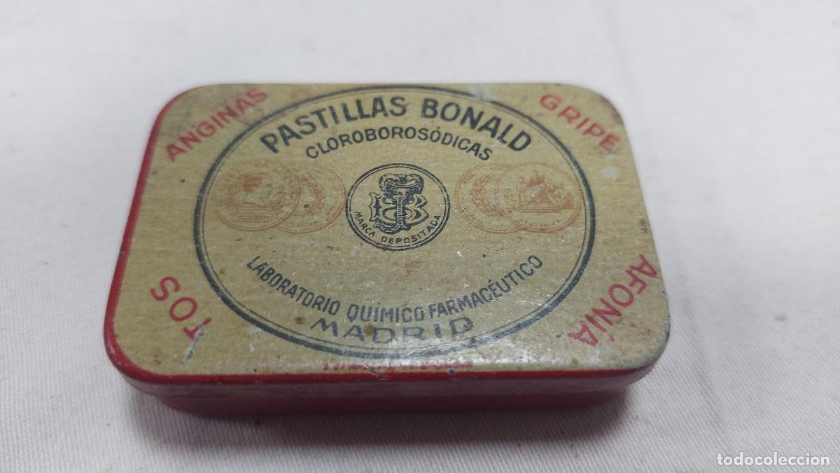 Cajas y cajitas met&aacute;licas: Lata pastillas Bonald Madrid