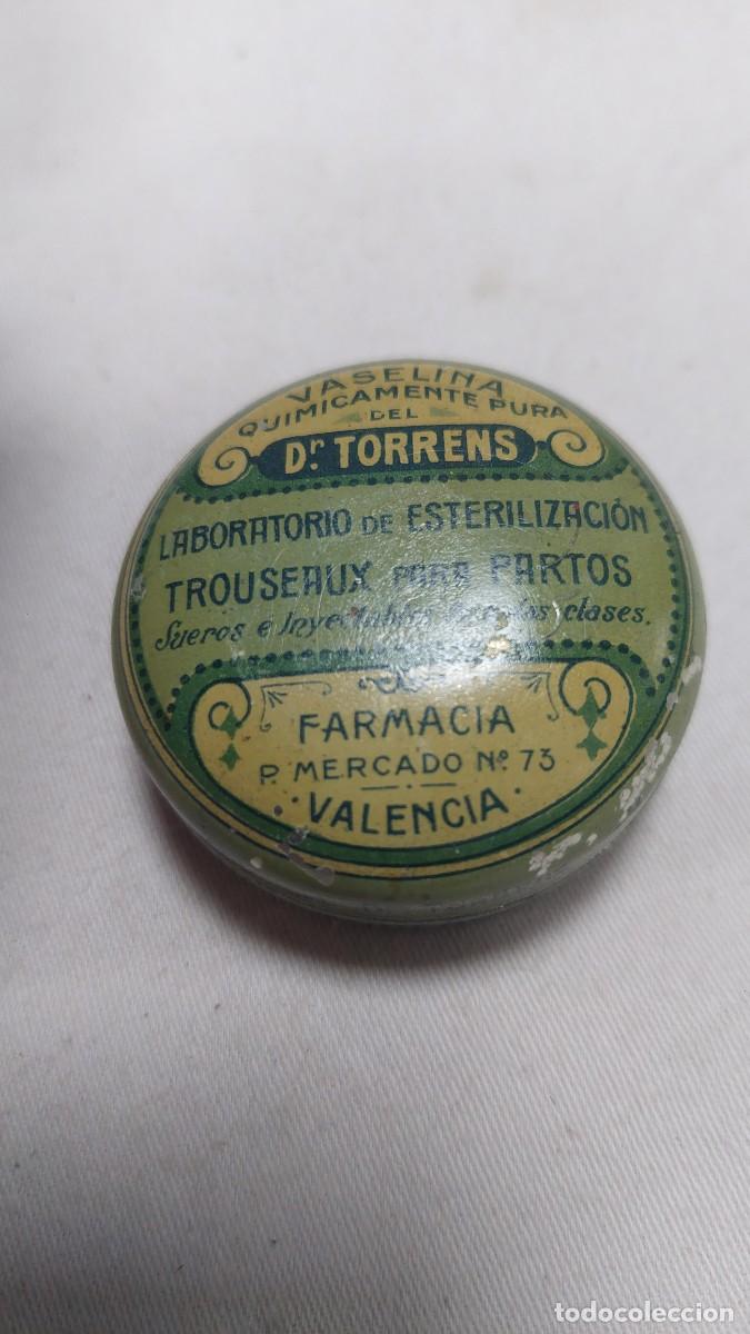 Cajas y cajitas met&aacute;licas: Lata Vaselina Dr Torrens Valencia