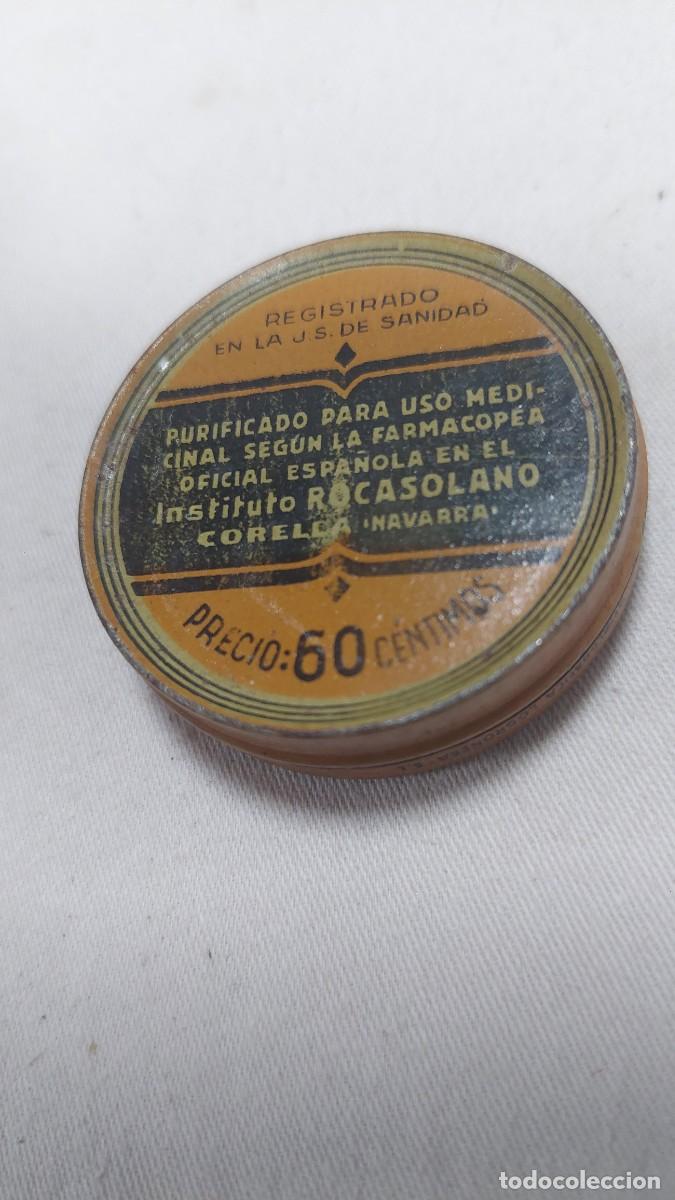 Cajas y cajitas met&aacute;licas: Lata comprimidos de Clorato de Potasa Navarra - Foto 2