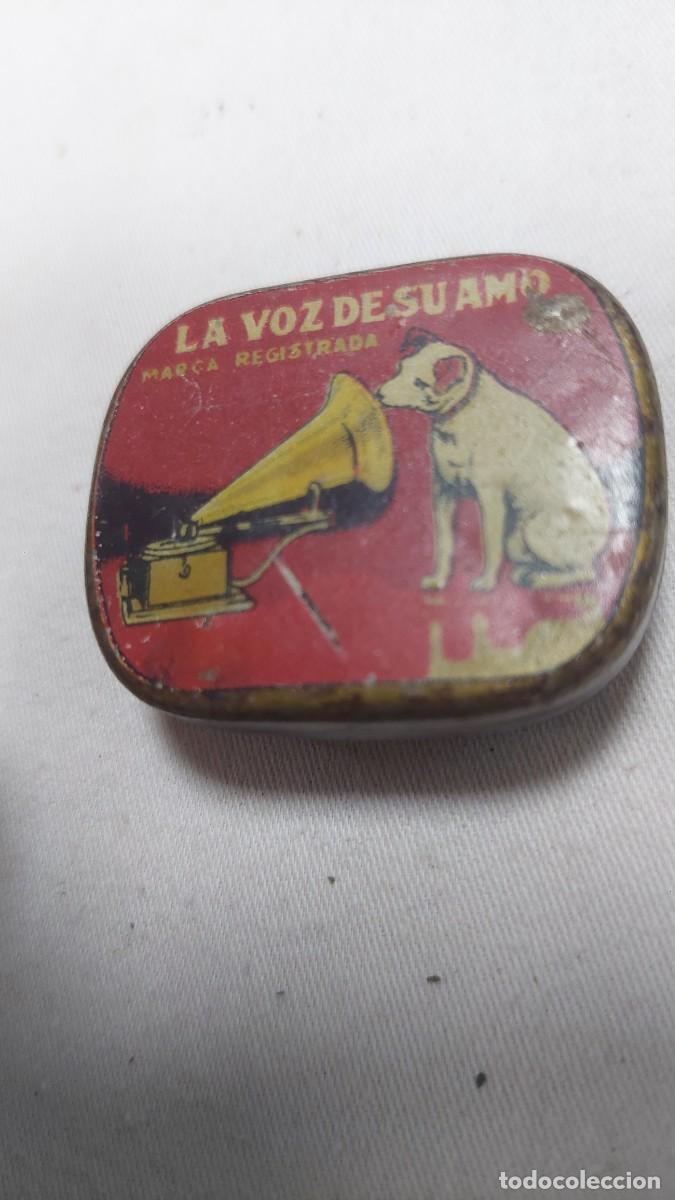 Cajas y cajitas met&aacute;licas: Lata agujas para pick up la voz de su amo