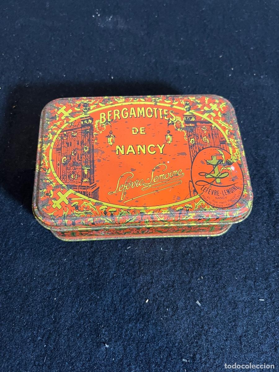 Casse e cassette metalliche: Caja lata Bergamotes de Nancy vintage Am&eacute;lie Poulain hojalata francesa Lef&egrave;vre