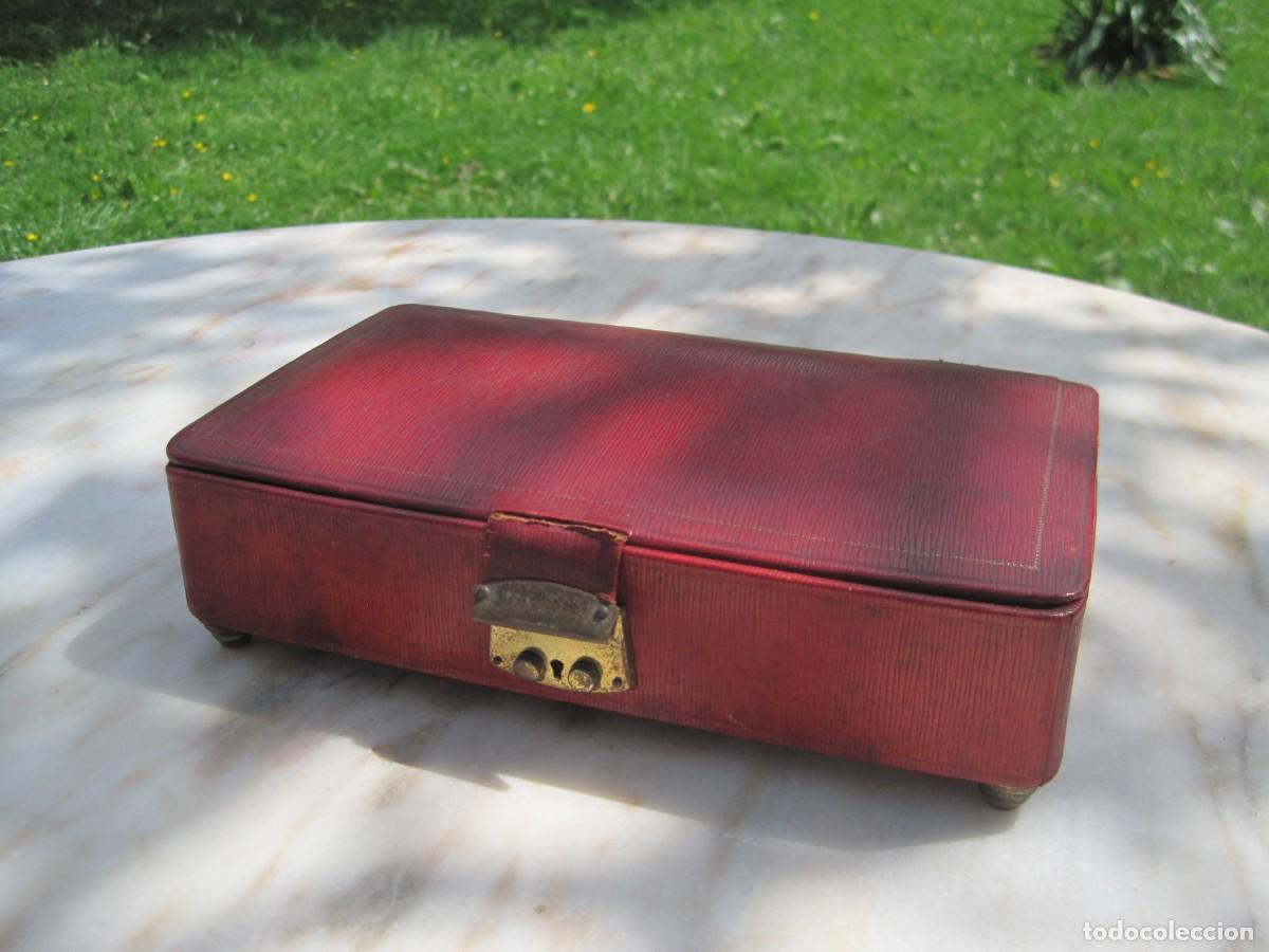 Cajas y cajitas met&aacute;licas: JOYERO CON CAJA DE M&Uacute;SICA - TOCADOR - A&Ntilde;OS 40