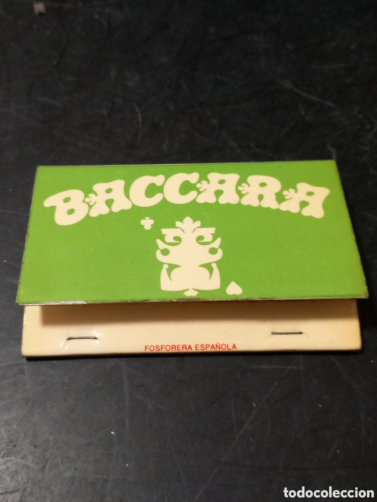 Cajas y cajitas met&aacute;licas: BACCARA DISCOTECA BARCELONA A&Ntilde;OS 70 CAJA DE CERILLAS ORIGINAL