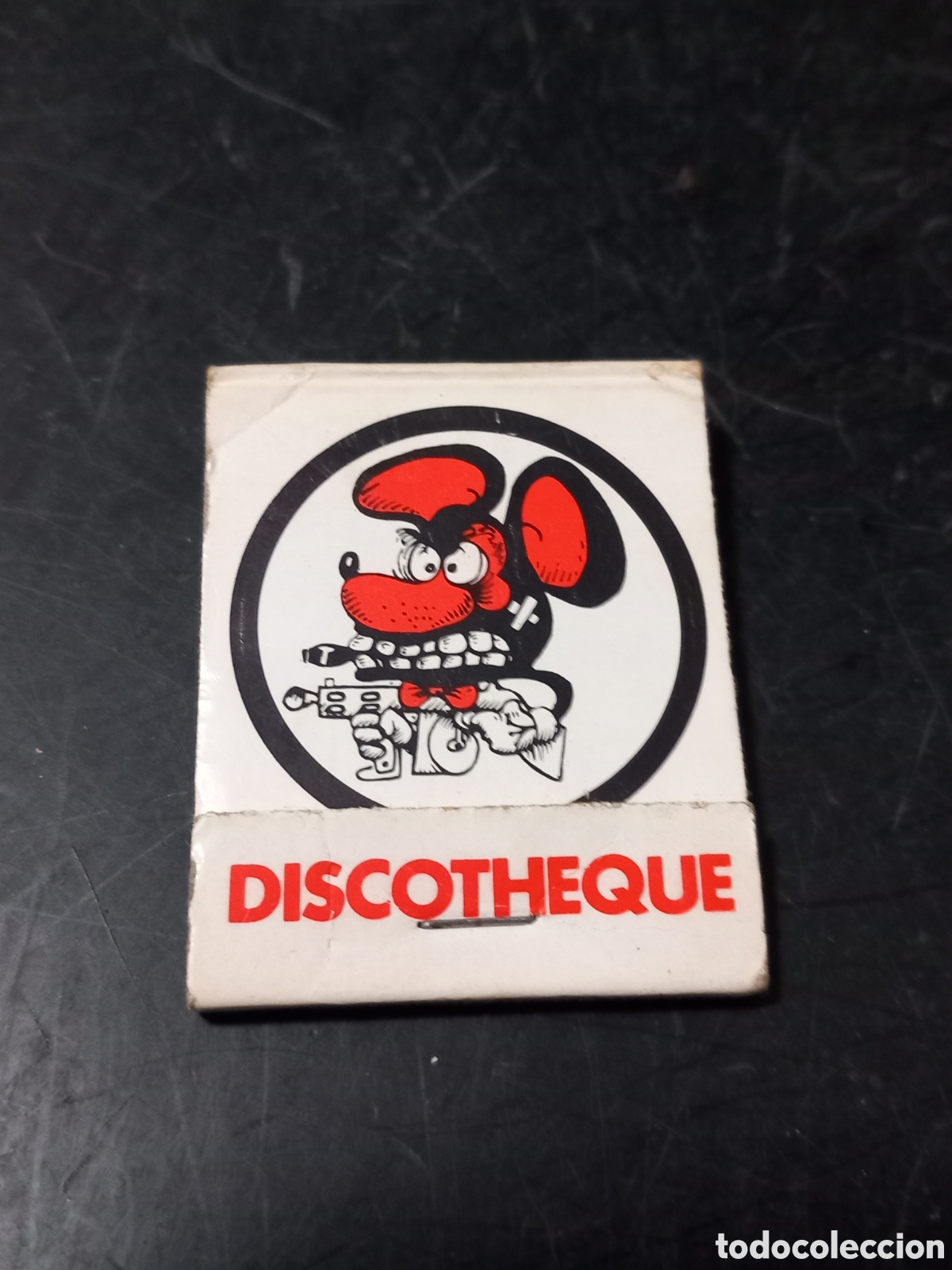 Cajas y cajitas met&aacute;licas: COMIX DISCOTECA DE BADALONA A&Ntilde;OS 70 CAJA DE CERILLAS CON PUBLICIDAD ORIGINAL