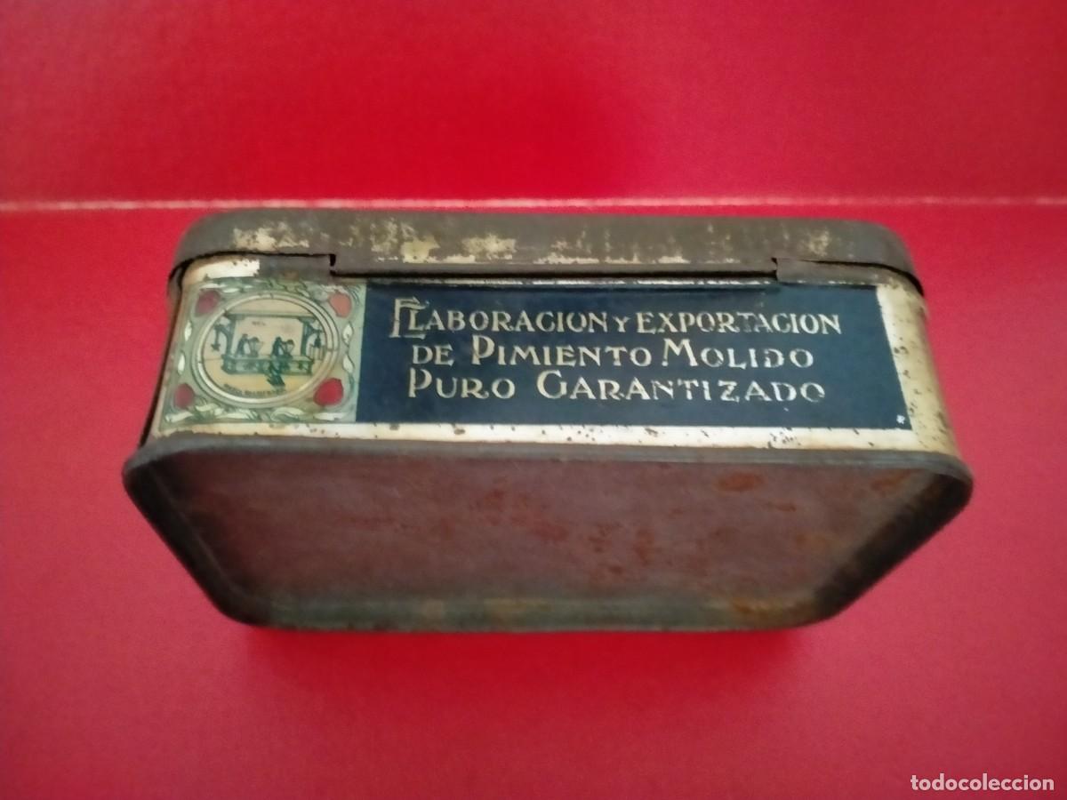Cajas y cajitas met&aacute;licas: lata de pimenton murcia - Foto 2