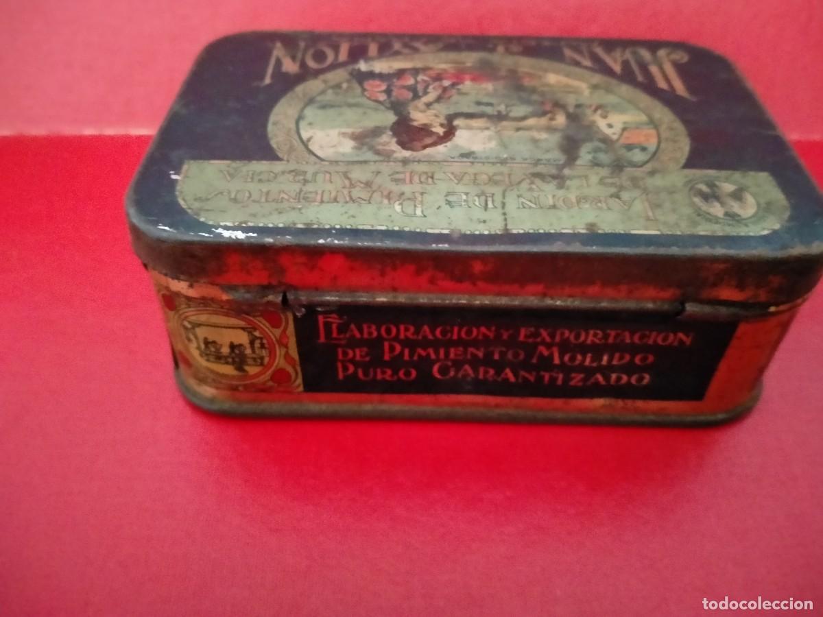 Cajas y cajitas met&aacute;licas: lata de pimenton murcia - Foto 2