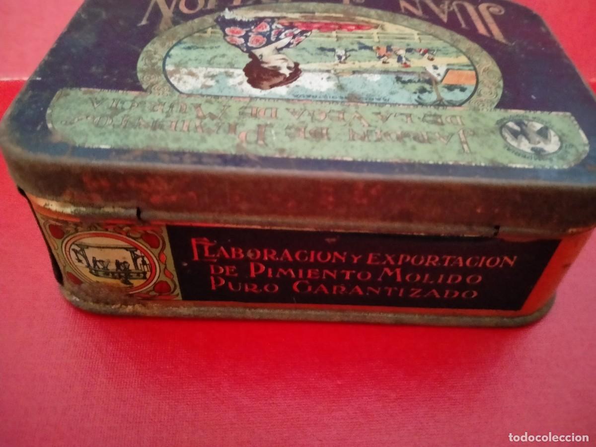 Cajas y cajitas met&aacute;licas: lata de pimenton -murcia - Foto 2