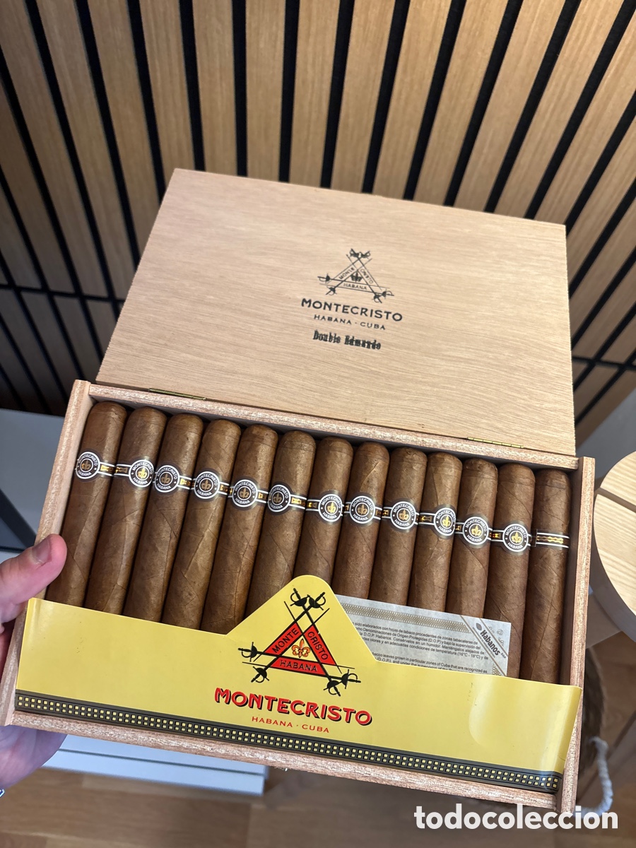 Cajas y cajitas met&aacute;licas: Caja de habanos Montecristo Double Edmundo