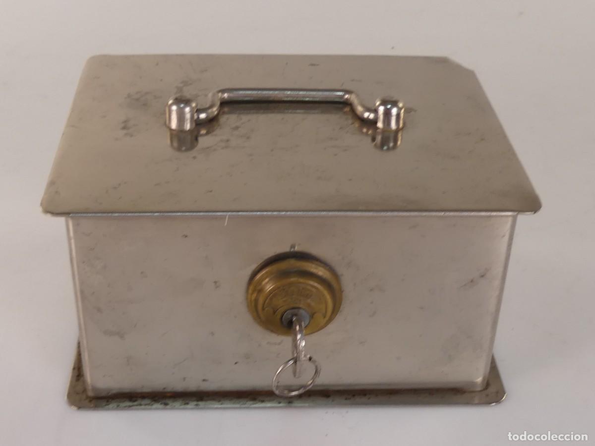 Caixas e caixinhas met&aacute;licas: CAJA FUERTE MET&Aacute;LICA CON LLAVE - EXCELENTE OBJETO DE DECORACI&Oacute;N O USO