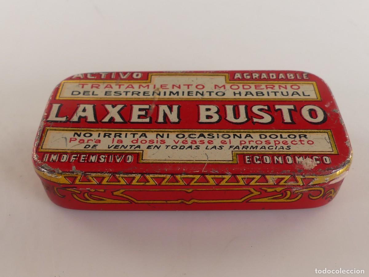 Blechdosen und Kisten: ANTIGUA CAJA DE HOJALATA LAXEN BUSTO - OBJETO DE COLECCI&Oacute;N