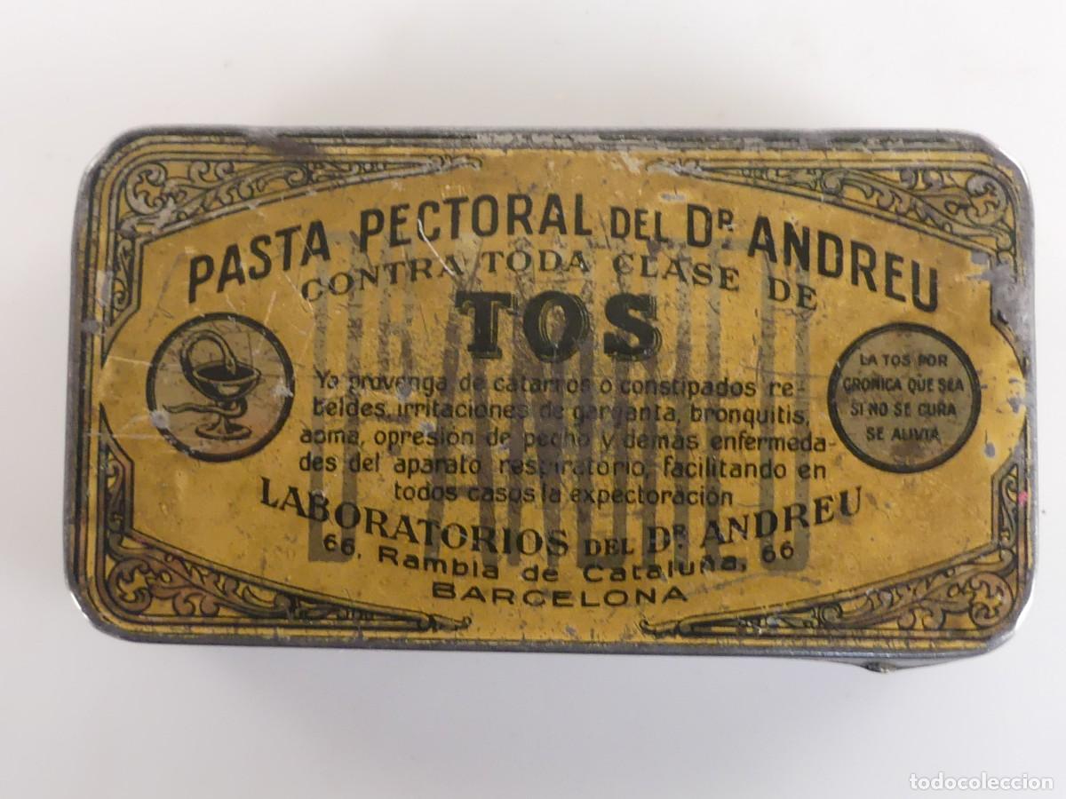 Caixas e caixinhas met&aacute;licas: ANTIGUA CAJA CAJITA &ndash; PASTA PECTORAL DE DR. ANDREU