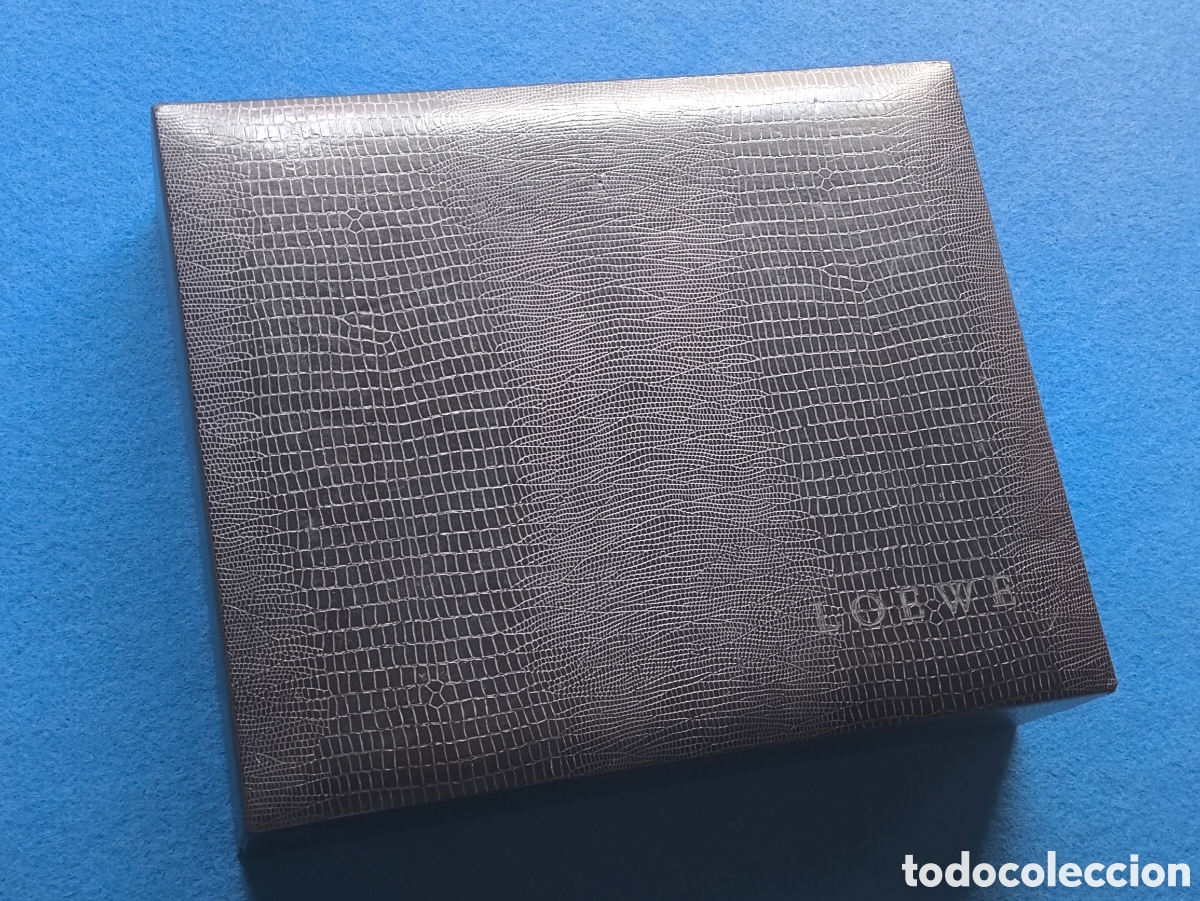 Cajas y cajitas met&aacute;licas: LOEWE CAJA ESTUCHE GRABADO - Foto 2
