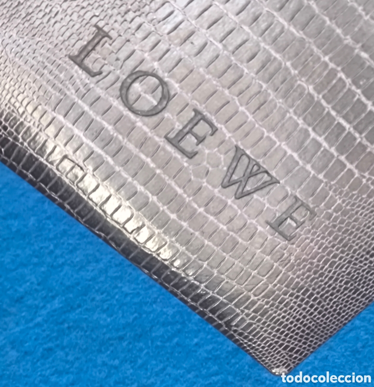 Cajas y cajitas met&aacute;licas: LOEWE CAJA ESTUCHE GRABADO - Foto 5