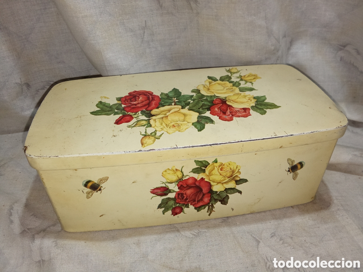 Blechdosen und Kisten: PRECIOSA CAJA METALICA VON MOTIVO FLORAL IRA, DINAMARCA